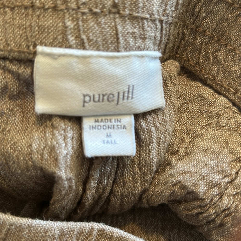 Linen and cotton drawstring pant - Picture 4 of 5